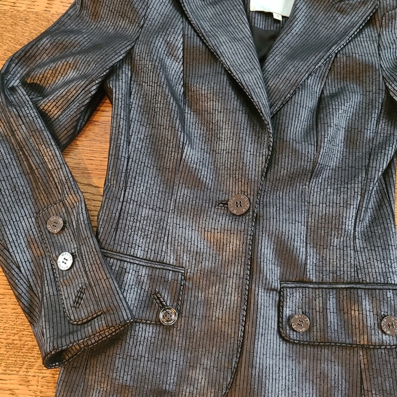 Walter Black Vegan Leather Jacket/ Blazer, S2z 0 (Hot!!!) - Picture 16 of 16